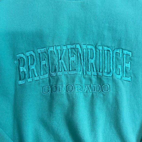 Oversized Breckenridge Sweatshirt-- size L-- mint green - Picture 3 of 5